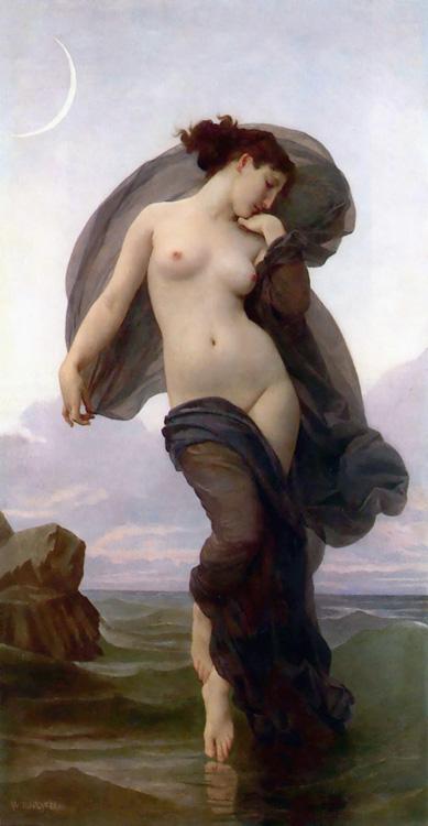 Adolphe William Bouguereau Evening Mood (mk26) oil painting picture